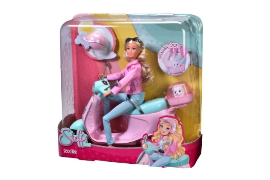 Imagine STEFFI LOVE SET PAPUSA STEFFI PE SCUTER CU ACCESORII