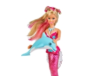 Imagine STEFFI LOVE SIRENA CU COADA FLEXIBILA SI DELFIN 29CM