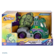 Imagine DICKIE TOYS MARVEL RAZBUNATORII MASINA RC CU TELECOMANDA 2.4GHz HULK SMASH CU SUNETE SCARA 1 LA 24