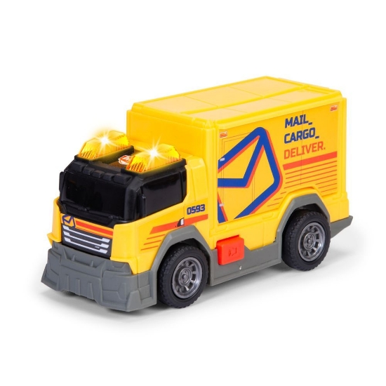 Imagine DICKIE TOYS CAMION DE LIVRARE CU LUMINI SI SUNETE 15CM