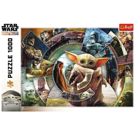 Imagine PUZZLE TREFL 1000 STAR WARS CALATORIA LUI GROGU