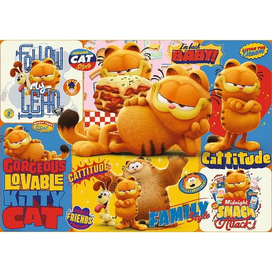 Imagine PUZZLE TREFL 1000 AVENTURILE LUI GARFIELD 
