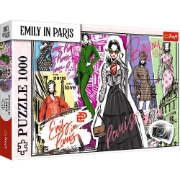 Imagine PUZZLE TREFL 1000 EMILY LA PARIS INSPIRATIE IN MODA