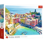 Imagine PUZZLE TREFL 1000 ORASUL PITORESC VERNAZZA LIGURIA ITALIA