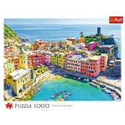 Imagine PUZZLE TREFL 1000 ORASUL PITORESC VERNAZZA LIGURIA ITALIA