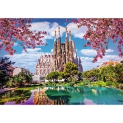 Imagine PUZZLE TREFL 1000 PREMIUM PLUS PHOTO ODYSSEY SAGRADA FAMILIA BARCELONA SPANIA
