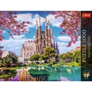 Imagine PUZZLE TREFL 1000 PREMIUM PLUS PHOTO ODYSSEY SAGRADA FAMILIA BARCELONA SPANIA