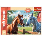 Imagine PUZZLE TREFL 200 CAI IN POIANA