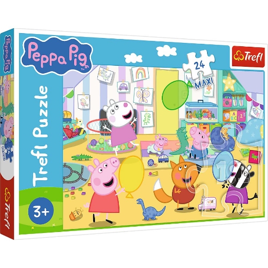 Imagine PUZZLE TREFL 24 MAXI FRUMOASA PEPPA PIG