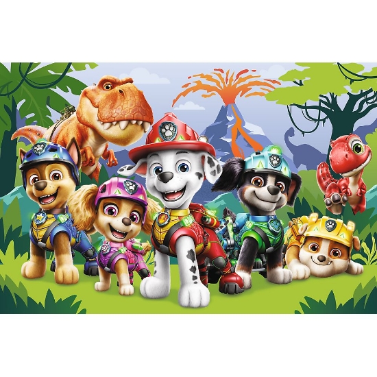 Imagine PUZZLE TREFL 24 MAXI PATRULA CATELUSILOR PRIETENIE PREISTORICA