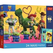 Imagine PUZZLE TREFL 24 MAXI PREMIUM PLUS KIDS TOY STORY 5 SI PRIETENII CU POSTER