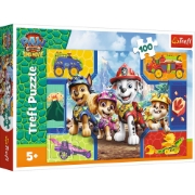 Imagine PUZZLE TREFL 100 PATRULA CATELUSILOR CATEI SI DINOZAURI