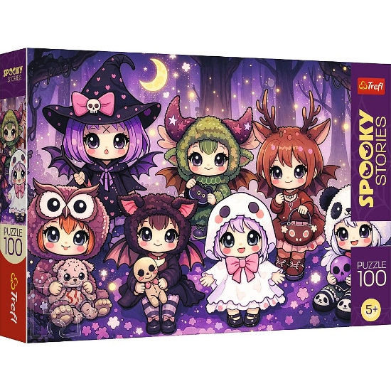 Imagine PUZZLE TREFL 100 POVESTI INFRICOSATOARE ECHIPA VRAJITOAREA PADURII