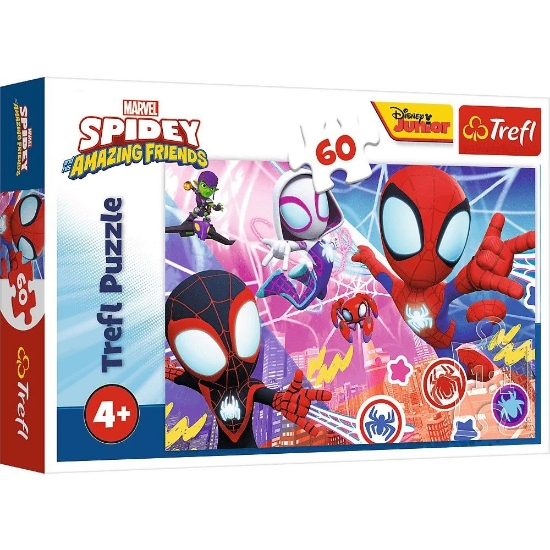 Imagine PUZZLE TREFL 60 SPIDEY AVENTURA EROICA
