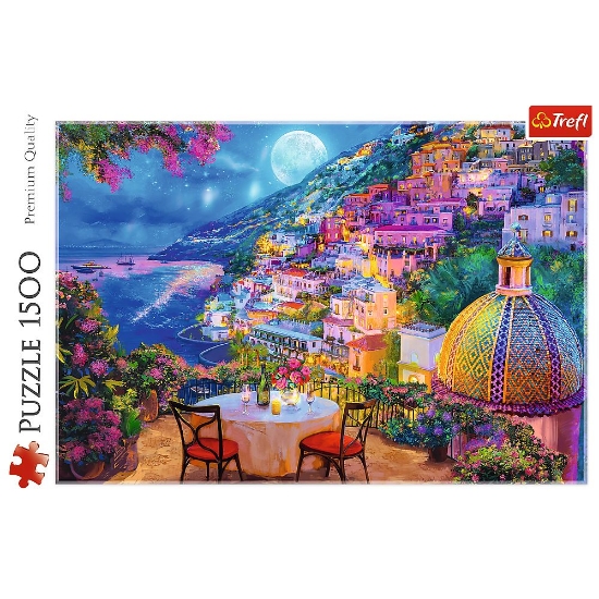 Imagine PUZZLE TREFL 1500 O INTALNIRE IN POSITANO 