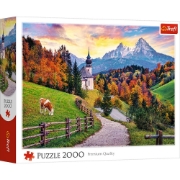 Imagine PUZZLE TREFL 2000 ALPII BAVAREZI IN TOAMNA 