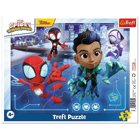 Imagine PUZZLE TREFL 25 SPIDERMAN SARITURA DE PAIANJEN 