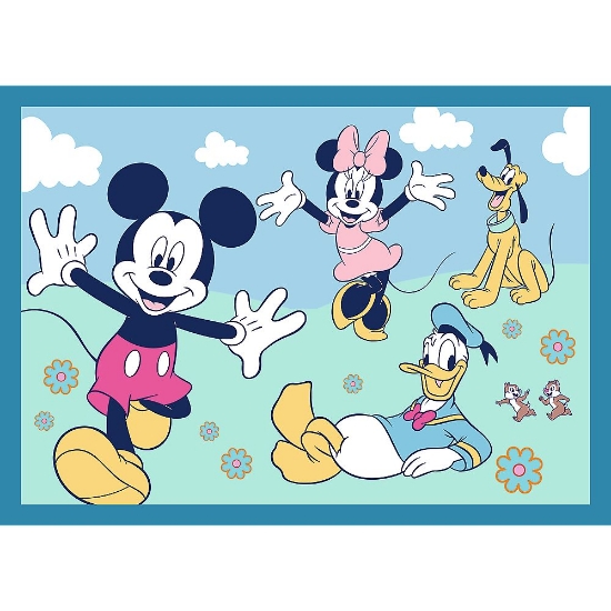 Imagine PUZZLE TREFL 4IN1 CURIOZITATI DESPRE MICKEY MOUSE