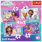 Imagine PUZZLE TREFL 4IN1 MAREA AVENTURA A LUI GABBY