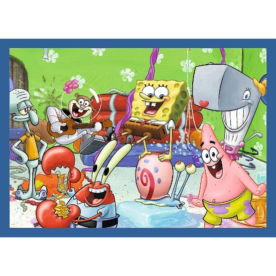 Imagine PUZZLE TREFL 4IN1 VIATA ACVATICA A LUI SPONGEBOB