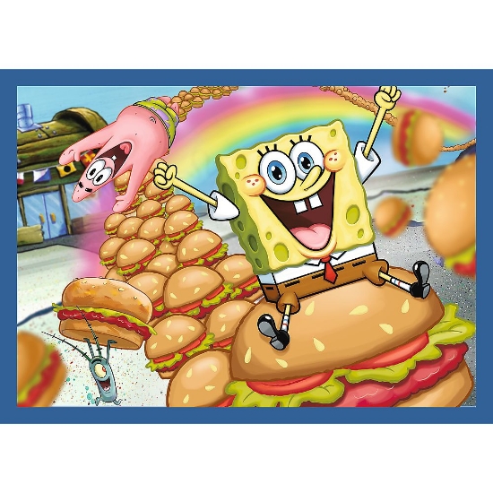 Imagine PUZZLE TREFL 4IN1 VIATA ACVATICA A LUI SPONGEBOB