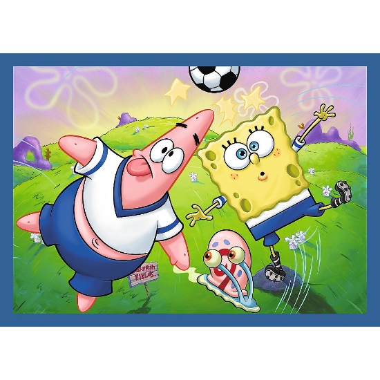 Imagine PUZZLE TREFL 4IN1 VIATA ACVATICA A LUI SPONGEBOB