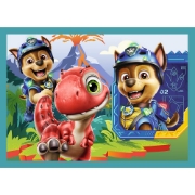 Imagine PUZZLE TREFL 4IN1 PATRULA CATELUSILOR POVESTI DE PE INSULA DINOZAURILOR