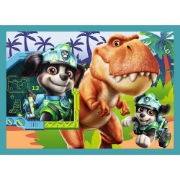 Imagine PUZZLE TREFL 4IN1 PATRULA CATELUSILOR POVESTI DE PE INSULA DINOZAURILOR