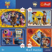 Imagine PUZZLE TREFL 4IN1 PREMIUM PLUS KIDS TOY STORY 5 POSTER INCLUS