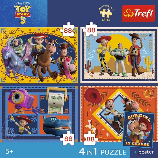 Imagine PUZZLE TREFL 4IN1 PREMIUM PLUS KIDS TOY STORY 5 POSTER INCLUS