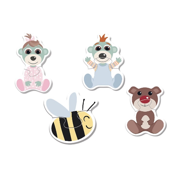 Imagine PUZZLE TREFL BABY CLASIC BEBELUSI SI URSULET