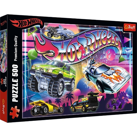 Imagine PUZZLE TREFL 500 HOT WHEELS ANII 80