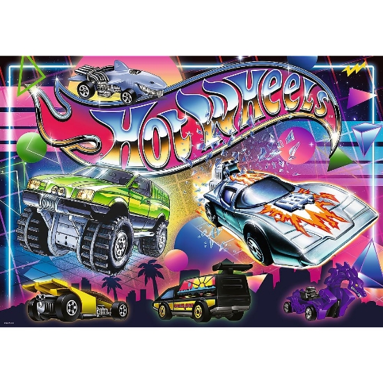Imagine PUZZLE TREFL 500 HOT WHEELS ANII 80