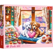 Imagine PUZZLE TREFL 500 IUBIRE DE CATELUS