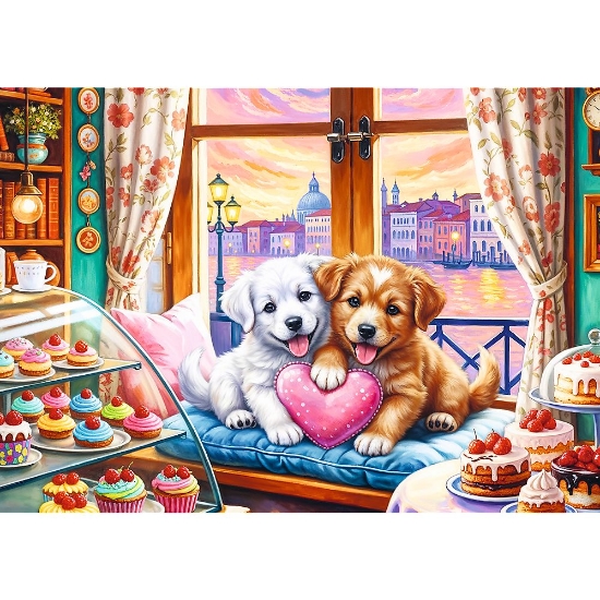 Imagine PUZZLE TREFL 500 IUBIRE DE CATELUS