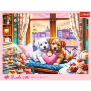 Imagine PUZZLE TREFL 500 IUBIRE DE CATELUS