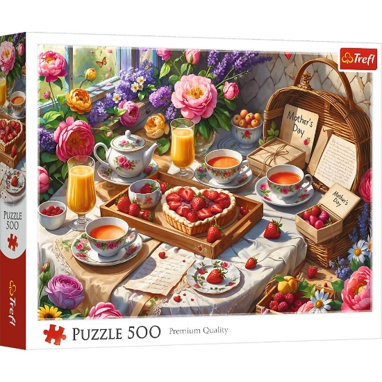 Imagine PUZZLE TREFL 500 DULCIURI PENTRU ZIUA MAMEI