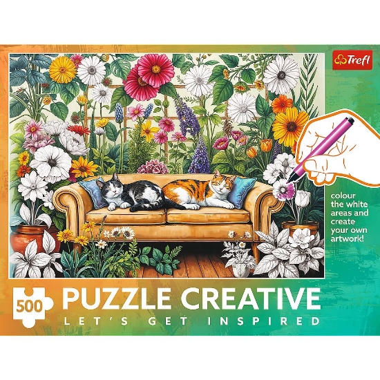 Imagine PUZZLE TREFL 500 CREATIVE ORANGERIA PSICII