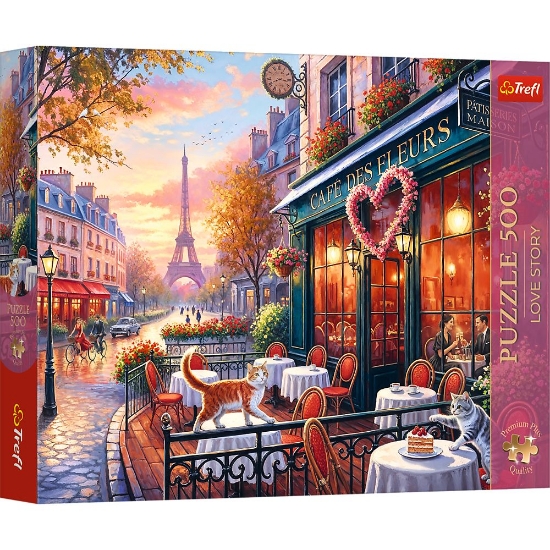 Imagine PUZZLE TREFL 500 PREMIUM PLUS DRAGOSTE LA PARIS 