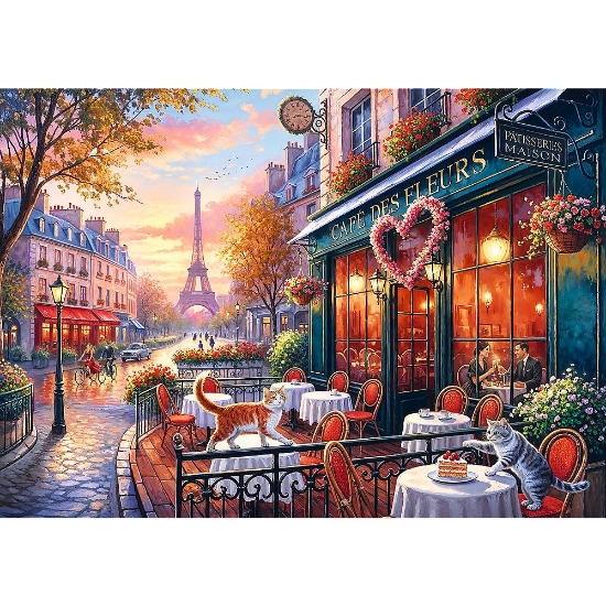 Imagine PUZZLE TREFL 500 PREMIUM PLUS DRAGOSTE LA PARIS 