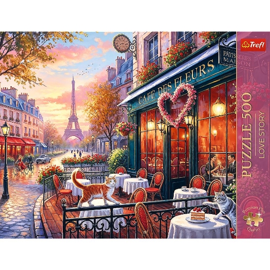 Imagine PUZZLE TREFL 500 PREMIUM PLUS DRAGOSTE LA PARIS 