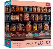 Imagine PUZZLE TREFL 2000 COLECTIA SUA BORCANE DE BUCURIE CU POSTER INCLUS