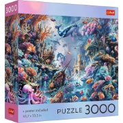 Imagine PUZZLE TREFL 3000 COLECTIA SUA VIATA SUBACVATICA POSTER INCLUS