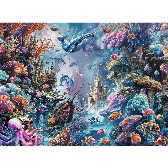 Imagine PUZZLE TREFL 3000 COLECTIA SUA VIATA SUBACVATICA POSTER INCLUS