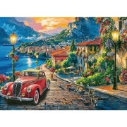 Imagine PUZZLE TREFL 3000 COLECTIA SUA ORAS ITALIAN PE MALUL LACULUI POSTER INCLUS 