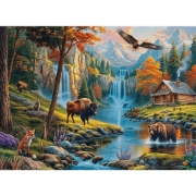 Imagine PUZZLE TREFL 3000 COLECTIA SUA NATURA SALBATICA POSTER INCLUS