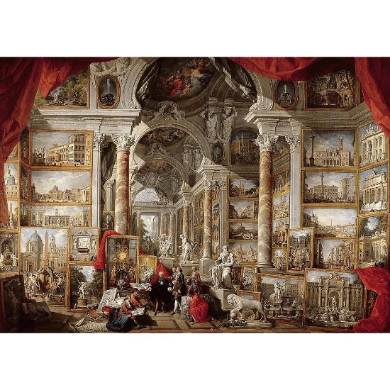 Imagine PUZZLE TREFL 4000 COLECTIA SUA ROMA MODERNA CU POSTER INCLUS 