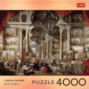 Imagine PUZZLE TREFL 4000 COLECTIA SUA ROMA MODERNA CU POSTER INCLUS 