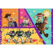 Imagine PUZZLE TREFL 100 DISNEY PIXAR TOY STORY 5 JUCARII IN ACTIUNE CU POSTER INCLUS