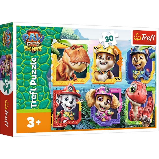 Imagine PUZZLE TREFL 30 PATRULA CATELUSILOR INSULA DINOZAURILOR